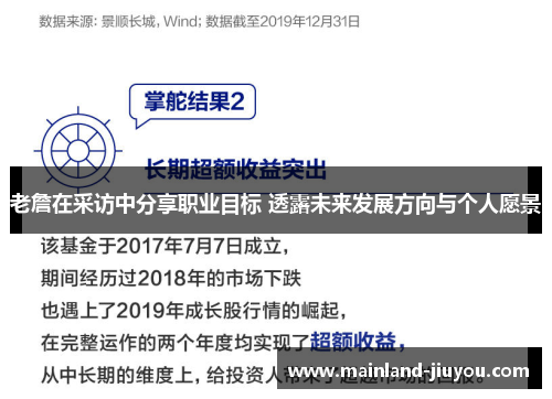 老詹在采访中分享职业目标 透露未来发展方向与个人愿景